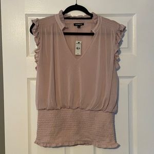EXPRESS- Pale pink, see-through top